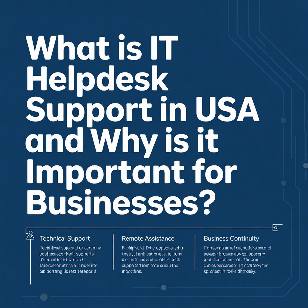 What Is IT Helpdesk Support in USA and Why It Matters for Businesses