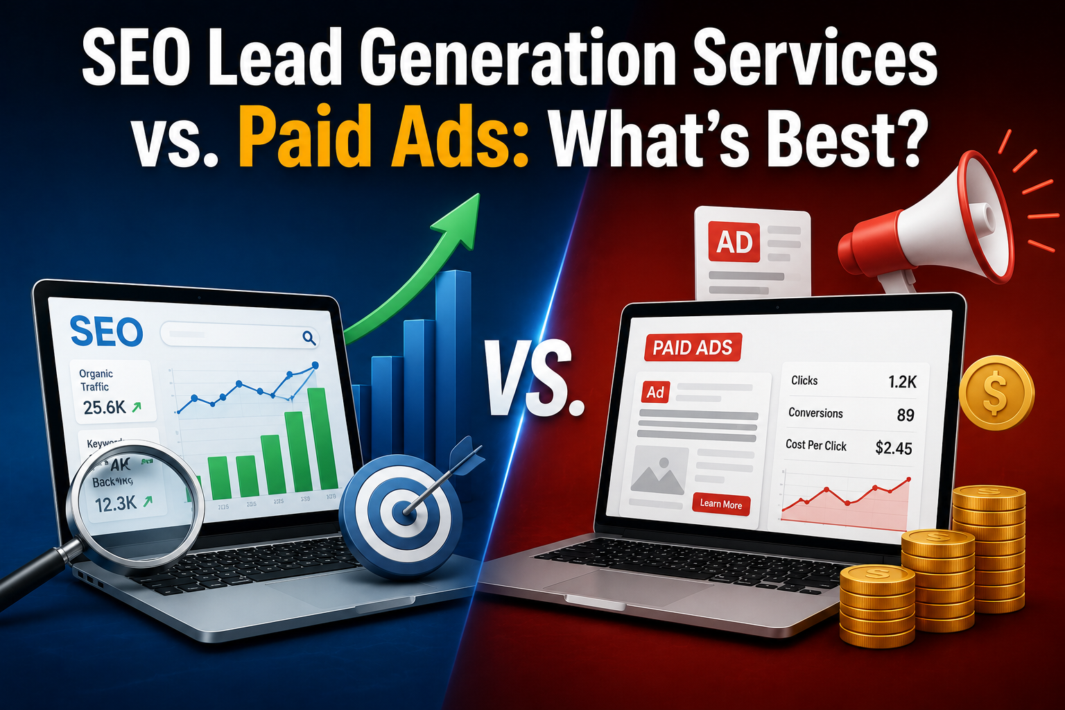 SEO Lead Generation Services vs. Paid Ads: What's Best?
