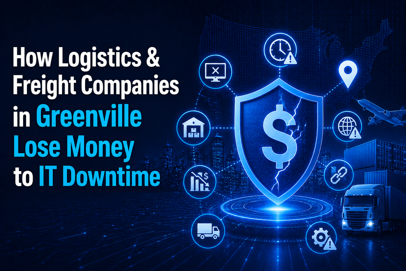 How Logistics & Freight Companies in Greenville Lose Money to IT Downtime
